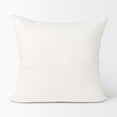 thumbnail image 3 of Mercana Jayden Cream W/ Merlot Print Linen Square Decorative Pillow Cover, 3 of 7