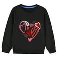 thumbnail image 3 of Iyufng Toddler Girls Sweatshirts,Graphic Cotton Crewneck Pullover Sweatshirt for Girls,Toddler Kids Boys Girls Valentine's Day Heart Print Long Sleeve Hoodless Sweatshirts,Toddler Girls Shirts Tops, 3 of 8