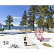 Bernie the St. Bernard Colorado Avalanche Unsigned 2021 Outdoors at Lake Tahoe Photograph