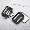 thumbnail image 6 of Unique Bargains 1 Set Beautiful Box Slant Nail Clipper Kit Toenail Clippers Gradient Silver Tone, 6 of 6