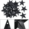 thumbnail image 5 of 30PCS 2.4" Black Metal Star Decor Barn Star with Hole Iron Vintage Wall Arts Hanging Wall Decors for Crafts House Christmas Independence Day Indoor Outdoor DIY Handmade Accent DIY, 5 of 9