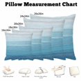 thumbnail image 5 of Throw Pillow Covers, Blue Grey Summer 24x24 Pillow Covers for Couch/Sofa/Bed, Farmhouse Beach Blue Wooden Decorative Square Linen Cushion Pillowcase for Home Decor, 5 of 9