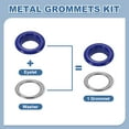 thumbnail image 3 of Uxcell 110 Pcs Ojetes con Arandelas 3/8" Kit de Grommets Azul Oscuro, 3 of 7