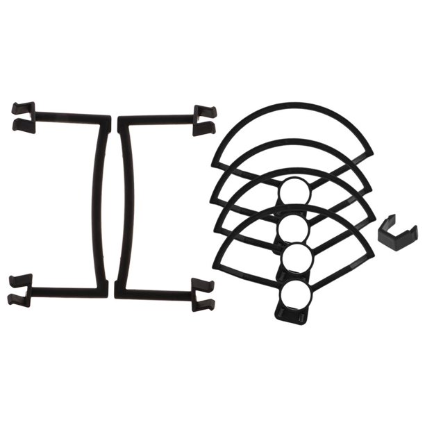 de Hélice de Guardia Protector de Amortiguador de Aterrizaje de Tren Quadcopter , Negro se Describe Baoblaze Dispositivo de aterrizaje