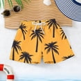 thumbnail image 5 of IVEYRTF Kids Boys Swim Trunks Solid Color Quick Dry Beach Wear Surf Shorts Pocket Design Summer Vacation Comfort Shorts(Yellow,8-9 Years), 5 of 8