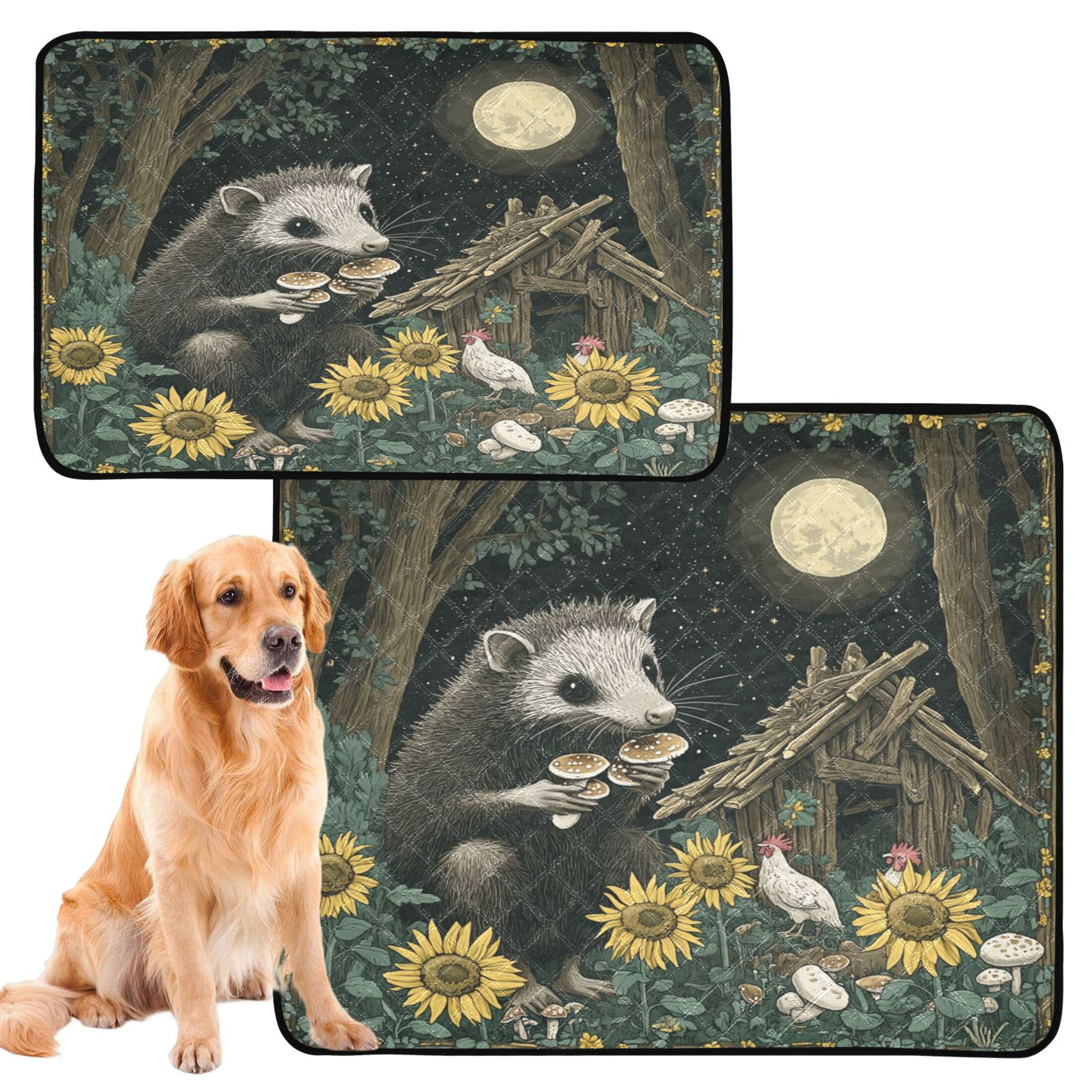 Qxltty Extra Large Possum Cat litter Pads Pet Set of 3 Diaper Mats Center Anti-leakage Layer Absorbent Soft and Comfortable