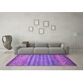 thumbnail image 3 of Ahgly Company Indoor Square Abstract Pink Contemporary Area Rugs, 5' Square, 3 of 4