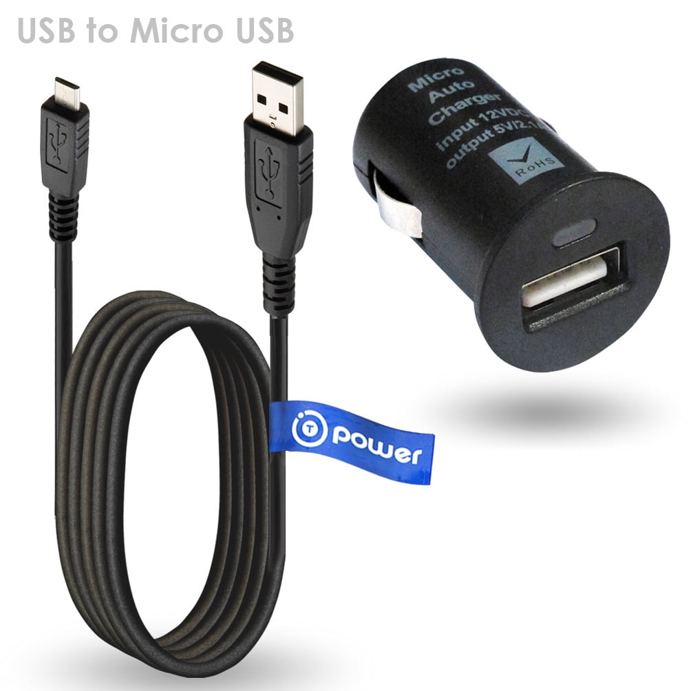 T-Power (TM) Car Charger for Samsung Behold Brightside Caliber Captivate Glide, Chrono II 2 code Conquer Continuum Corby, Dart Epic Exhibit Factor Freefor m 2 3 4 Auto AC adpater+USB Charge