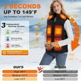 thumbnail image 6 of WEHUSE Heated Vest for Women Men, Zone-15 Lightweight Rechargeable Heating Vest for Outdoor Outerwear, 6 of 9