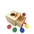 thumbnail image 3 of Caja de Lanzamiento 2 en 1 Montessori Moneda y Bola para Niños de 6 a 24 Meses, 3 of 7