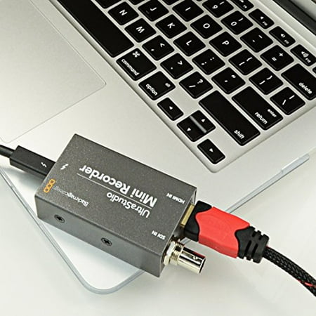 Foto&Tech Gold-Plated 10 Feet High-Speed Mini-HDMI to HDMI Braided Cable for Blackmagic Design UltraStudio Mini Recorder Wirecast Live Stream Video Nikon D1X, D3,D4, D4s, D300, D750, D600, D610,