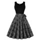 thumbnail image 1 of Vestido Largo de Verano, Vestido Casual de Cuello Redondo sin Mangas Impreso Hecho de Poliéster Cómodo para Primavera Verano, Vestido de Verano de Mujer, 1 of 7