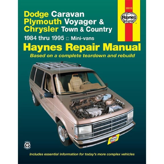 Dodge Caravan, Plymouth Voyager & Chrysler Town & Country (84-95) Haynes Repair Manual ^