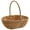 As Shown, variant on Eease Imitation Rattan Fruits Basket Vegetable Basket Picnic Basket Storage Basket