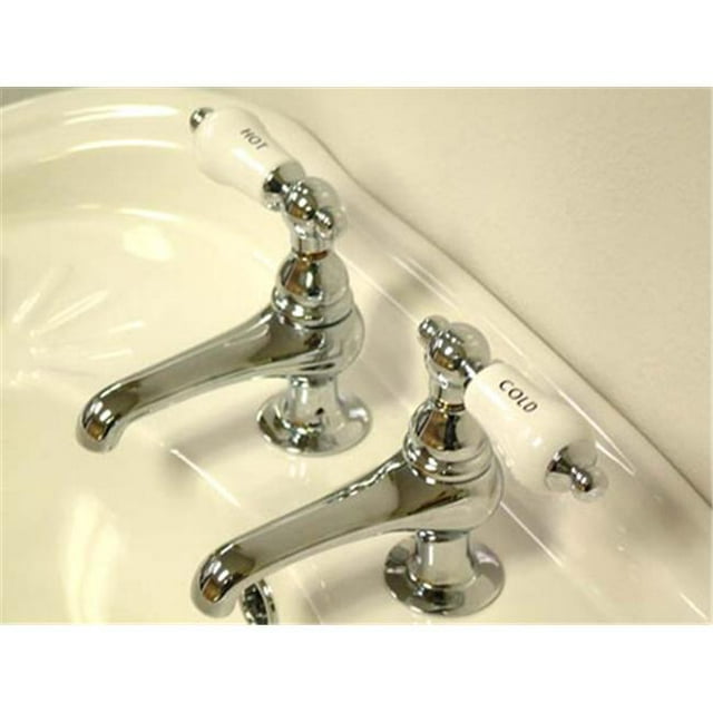 Kingston Brass KS3201PL Basin Cock Lavatory Faucet - Polished Chrome