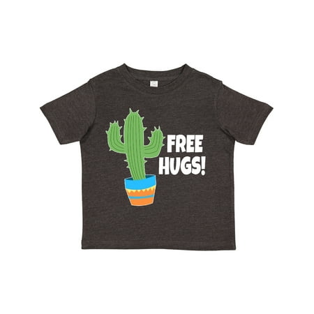 

Inktastic Free Hugs with Cactus Plant Gift Toddler Boy or Toddler Girl T-Shirt