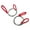 Red, variant on Sinyiin Wire Rope Cutter for Construction Gardening Activity