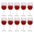 thumbnail image 1 of 10 piezas de copas de vinos en miniatura de micro paisaje, 1 of 5