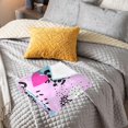 thumbnail image 4 of Manta con estampado de leopardo y corazones para sofá, 50 x 60 pulgadas, suave y acogedora, personalizada, para el día de San Valentín, mantas ligeras de franela polar, mantas y mantas cálidas y, 4 of 7