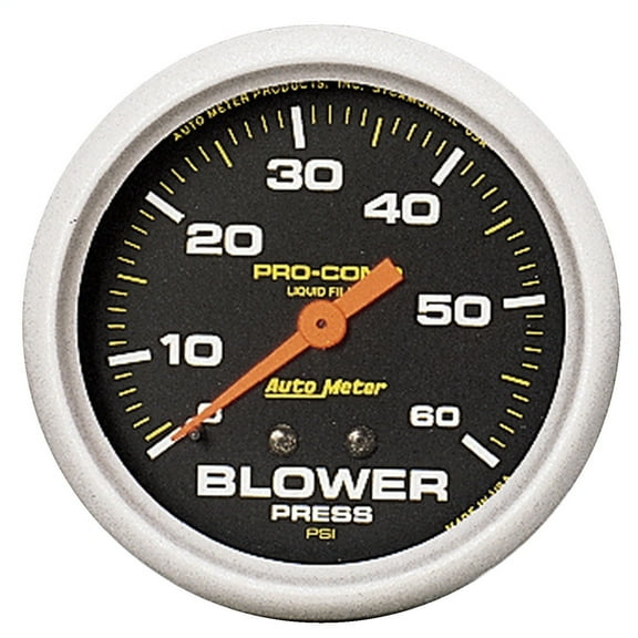 AutoMeter 5402 Pro-CompT Liquid-Filled Mechanical Blower Pressure Gauge
