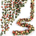 thumbnail image 1 of Garland Ponking, 8 unidades, enredadera con forma de rosa champán, 250 cm, 1 of 9