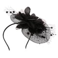 thumbnail image 4 of Sombrero de boda cóctel Zulema Pillbox Knot Derby Hat Negro para mujer, 4 of 8