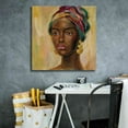 thumbnail image 5 of Epic Graffiti 'African Face II' by Silvia Vassileva, Canvas Wall Art, 26"x26", 5 of 8