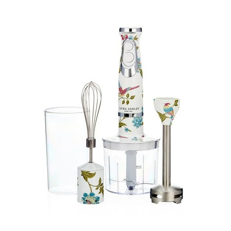 2-Speed Immersion Blender with Whisk, Blending, and Chopping Attachments in Elveden White