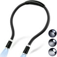 thumbnail image 1 of Lampe de Lecture à DEL Rechargeable pour Câlins, Mains Libres, 3 Niveaux de Luminosité Réglables, pour Lire au Lit Ou en Voiture, Noire, 1 of 8