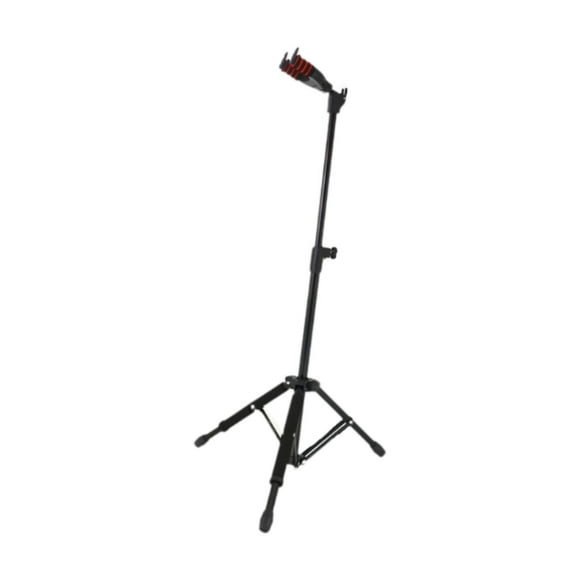 Soporte para guitarra portátil vertical para bajo e instrumentos musicales. esponja roja