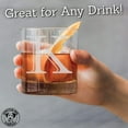 thumbnail image 4 of Monogram Etched Letter K 11oz Whiskey Rocks Glass Bourbon Scotch Lowball Old Fashioned Gifts for Him for Groomsmen for Husband, 4 of 4