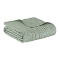 thumbnail image 5 of JERFIT Seafoam Quilted Oversized Throw Blanket with Decorative Scalloped Edges for Couch and Bed, 5 of 7