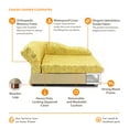 thumbnail image 6 of Moots Cleopatra Pet Chaise Lounge Bed Elegant Metallic Gold, Medium, 6 of 9