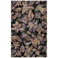 thumbnail image 5 of SAFAVIEH Blossom Tina Floral Area Rug, Black/Plum, 6' x 6' Round, 5 of 8