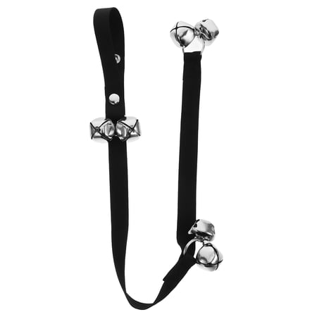 BESTYASH Professional Black Dog Training Bell with Hanging Rope for Effective Communication
