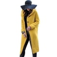thumbnail image 4 of Suéter con capucha y cárdigan largo informal con botones para otoño e invierno para mujer de Europa y América, 4 of 6