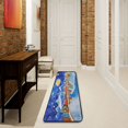thumbnail image 6 of Dailycode Hallway Runner Rug 2x6 Non Slip Absorbent Soft Floor Mat for Home Kitchen Bedroom Entrance Train in Winter, 6 of 7