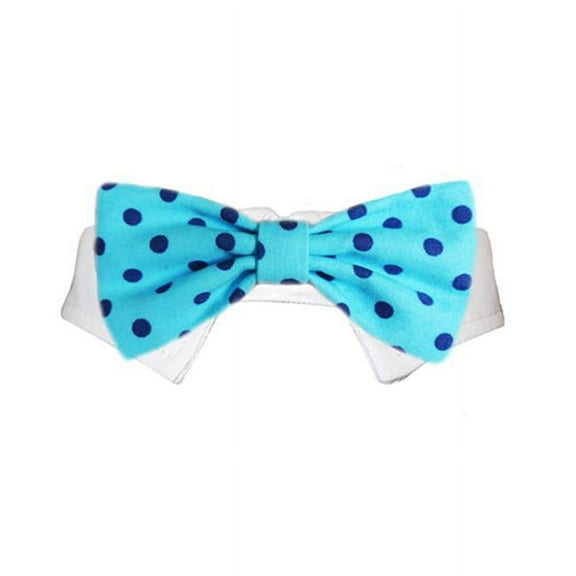 Pooch Outfitters  Easton Bow Tie, Blue - 2XL