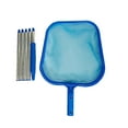 thumbnail image 1 of Birdeem Profession Leaf Rake Mesh Frame Net Skimmer Cleaner Swimming Pool Tool with 5 Assembly Rods, 1 of 12