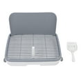 thumbnail image 2 of Dog Toilet, Puppy Potty Training Tray PP Stable Structure Pee Pad Holder  for Medium Large Dogs, 2 of 7