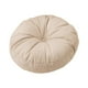 thumbnail image 5 of Cojín redondo de suelo para asientos de interior, cojín versátil para sofá, silla, cama o coche. Beige, 5 of 9