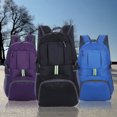 thumbnail image 3 of Mochila ligera plegable para exteriores, duradera, para deportes, viajes, senderismo, acampada (negra), 3 of 5