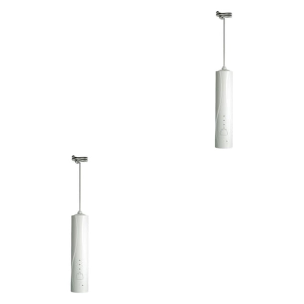 Naiovety Batidor de huevos eléctrico, batidor de crema, batidor de mantequilla, utensilio de cocina Blanco 2Conjunto