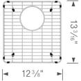 thumbnail image 2 of Blanco 239955 1.5 x 13.19 x 12.38 in. Stainless Steel Sink Grid with Vintera Equal Double Bowl, 2 of 5
