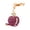 Purple, variant on harmtty Fashion Cute Rhinestone Apple Keyring Alloy Car Key Chain Purse Bag Decor Gift,Red