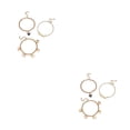 thumbnail image 4 of Tobilleras Qarigey de moda 3 piezas joyería para pies multicolor, 4 of 6