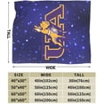 thumbnail image 3 of University at Albany Fleece Blanket, Very Soft Microfiber Flannel Blanket for Couch Warm and Cozy for All Seasons, 3 of 6