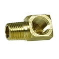 thumbnail image 3 of 1/4" Short Male NPTF x Female NPTF Barstock Street Elbow Solid Brass Fitting New, 3 of 3