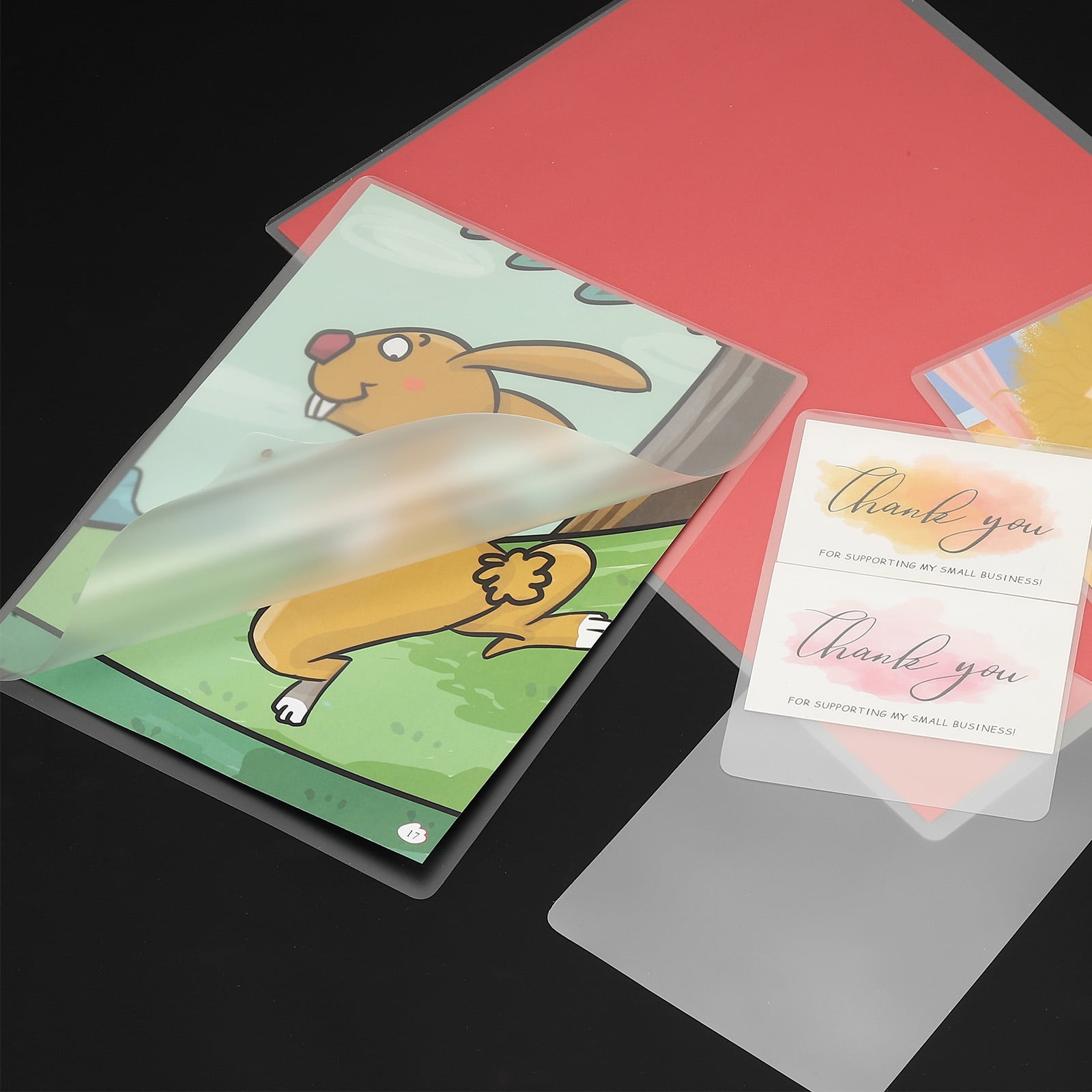 5.5"x7.5" Index Card Thermal Laminating Pouches, 100Pcs 8 Mil Laminating Sheets File Card Lamination Pouch Tags for Work Permits Pass Cards