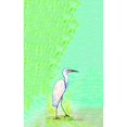 thumbnail image 2 of Betsy Drake KT025 Snowy Egret Kitchen Towel, 2 of 3